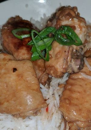 A picture of Chicken Adobo.