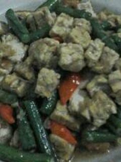 Foto resep Tumis tahu tempe kacang panjang simpel