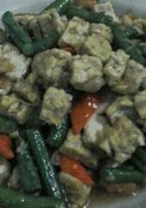 Foto resep Tumis tahu tempe kacang panjang simpel