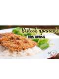 Bisteck Apanado en Avena