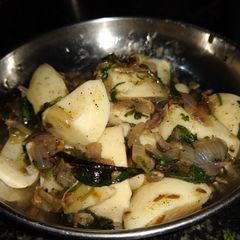 A picture of Egg pepper dry.