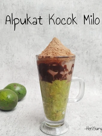 Cara Gampang Menyiapkan Resep 345. Alpukat Kocok Milo yang Menggugah Selera Anti Ribet, Uenak Banget