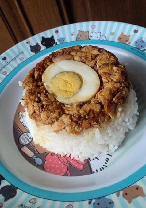 Foto resep Nasi Tim Ayam (anak minta nambah)
