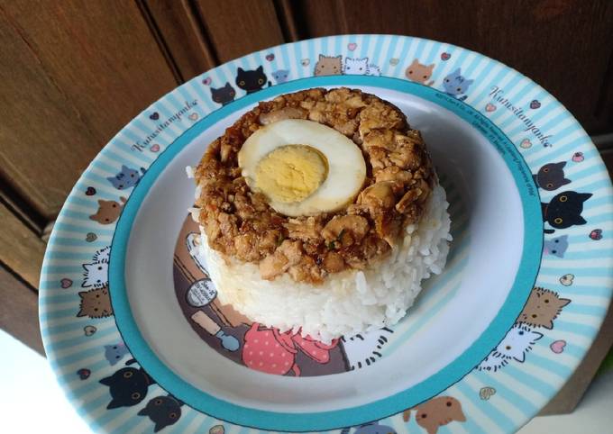 Nasi Tim Ayam (anak minta nambah)