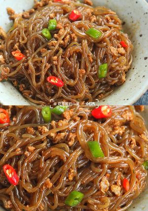 A picture of 肉末粉丝.