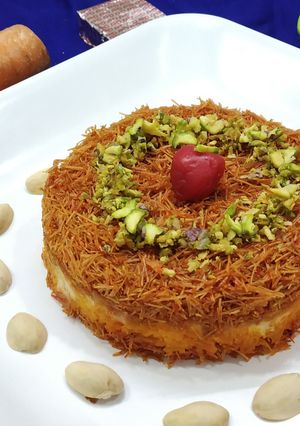 A picture of Paneer vermicilli kunafa.