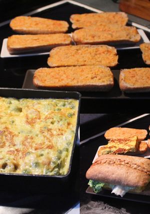 Foto principal de Bocadillo de tortilla de guisantes