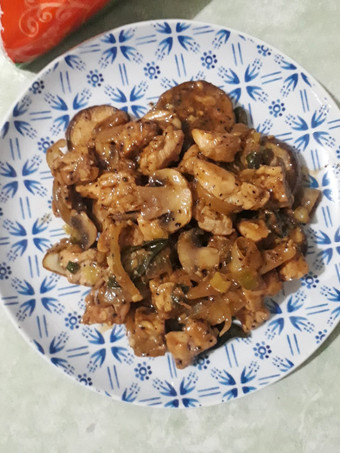 Cara Gampang Menyiapkan Ayam tempe lada hitam - high protein low fat - healthy food Ekonomis Untuk Dijual