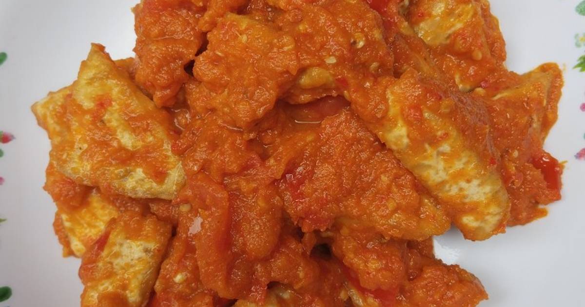 Resep Tahu Sambal Tomat Oleh Dhelly Cookpad