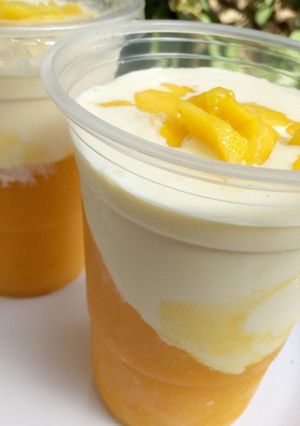 A picture of Mango panna-cotta.