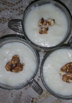صورة لوصفة محلبي بماء الورد