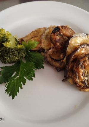 Una foto de Berenjenas al horno