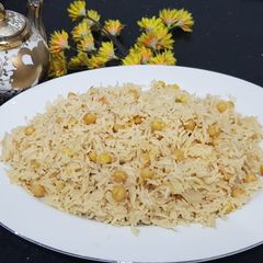 A picture of Kabli chanapulao.