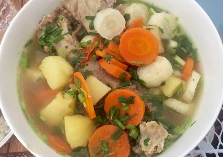 Resep Soup tulang kambing 🍲 yang Enak