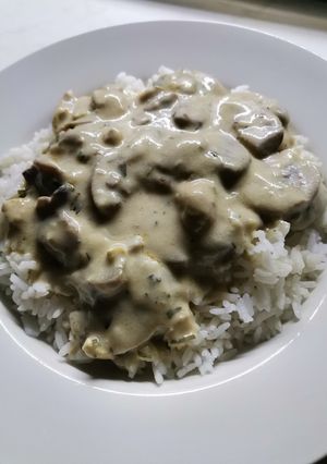 Csirkemelles gombamártás recept fotója