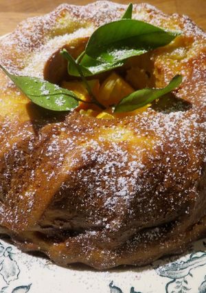 Une photo de Fondant à l'orange et à l'amande