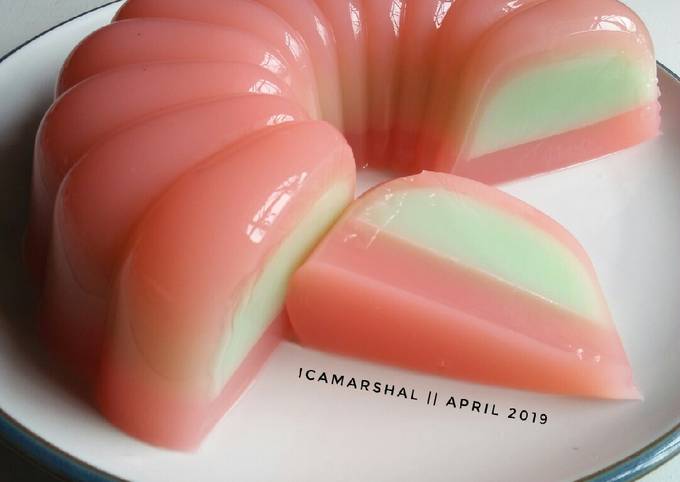 Inner puding strawberry & melon