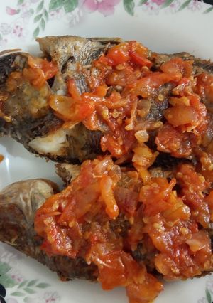 Foto resep Nila goreng saus pedas