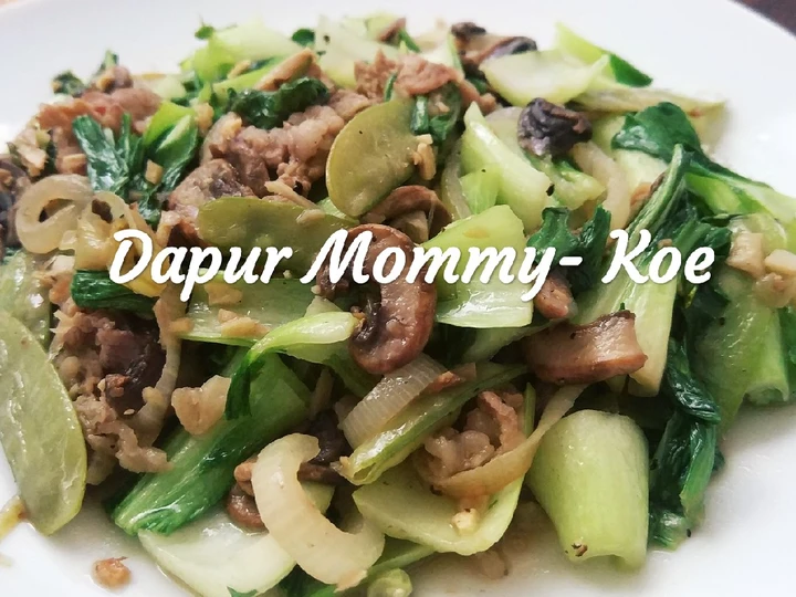 Cara Gampang Menyiapkan Resep Tumis Yakiniku Beef Sliced &amp;amp; Bokchoy Anti Ribet, Mantap Sekali