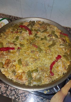 Una foto de Mi paella valenciana