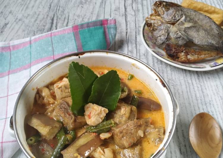 Langkah Mudah untuk Menyiapkan Sayur Lodeh Terong, Tempe Semangit, Bikin Ngiler