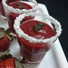 A picture of Strawberry SHOTS.