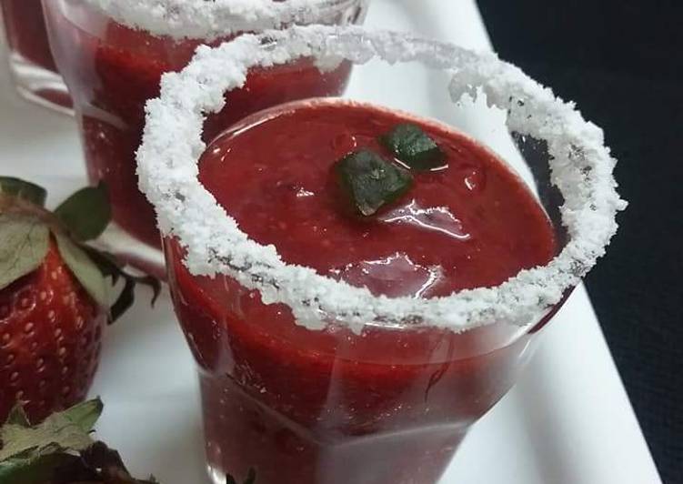 Recipe of Any-night-of-the-week Strawberry SHOTS