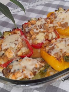 Una foto de Pimientos rellenos de salmón