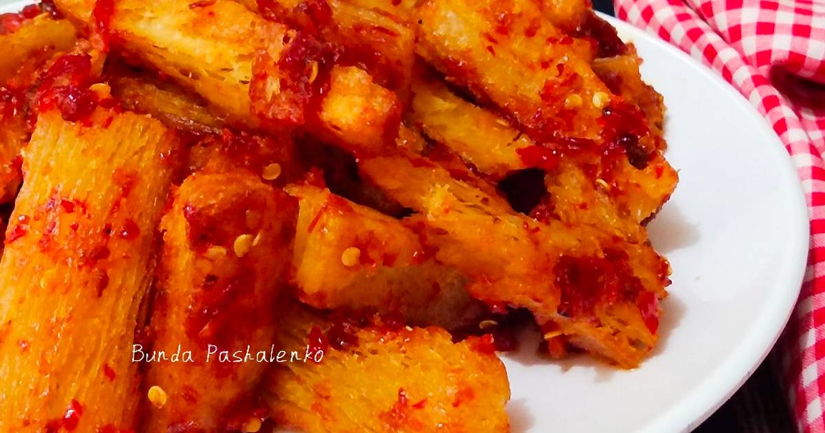 Resep Singkong Merekah Goreng Balado Oleh Bunda Pashalenko - Cookpad