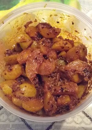 A picture of Instant amla achar.