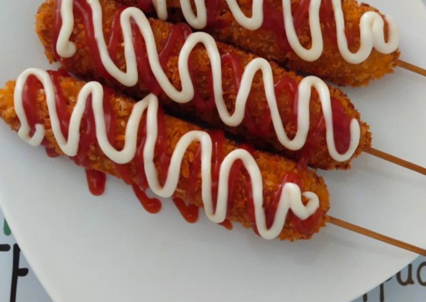 Corn dog Mozarella.