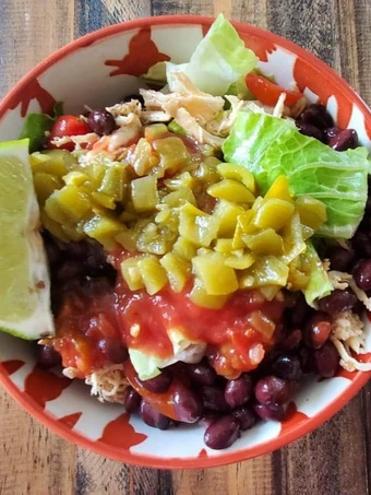 Easy Steps to Prepare Recipe Mexi Chicken Salad Bowl that is Can Pamper Your Tongue, Can Spoil the Tongue}