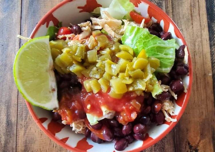 Step-by-Step Guide to Prepare Appetizing Mexi Chicken Salad Bowl