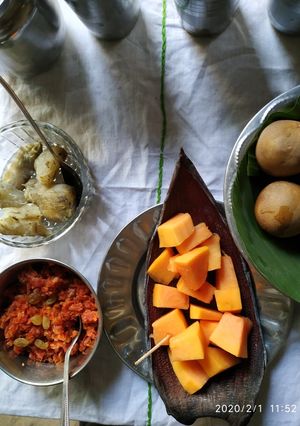 फलाहार भोजन प्रसाद रेसिपी मुख्य फोटो
