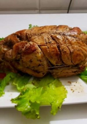 A picture of Oregano chicken roast.