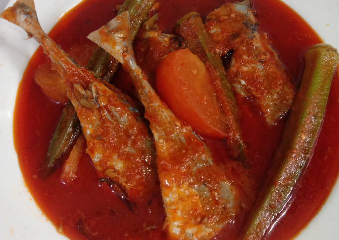 Resipi Asam Pedas Ikan Caru Oleh Noor Atika Mahamood Cookpad