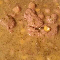 A picture of Pork & Green Chile Soup.