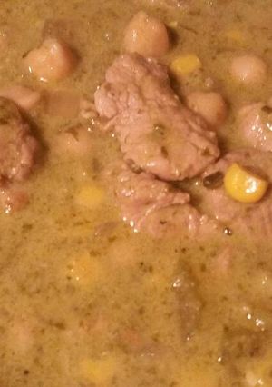 A picture of Pork & Green Chile Soup.