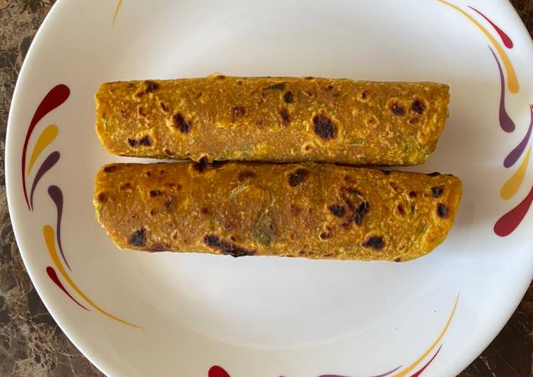 Peas paratha