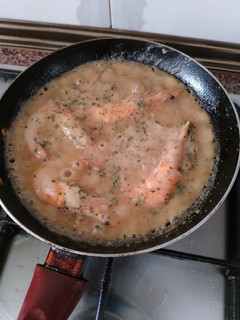 Una foto de Langostinos al Cava