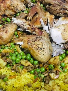 صورة لوصفة رز أوزي بالدجاج 🥄 🍗 🍚