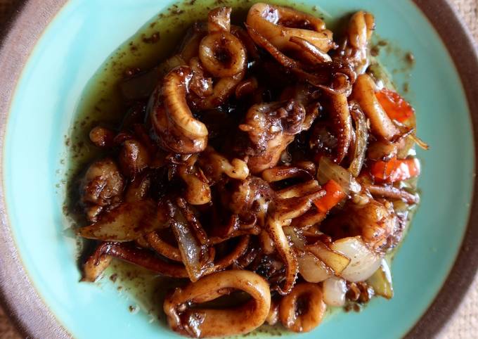 Resep Cumi goreng mentega yang Lezat