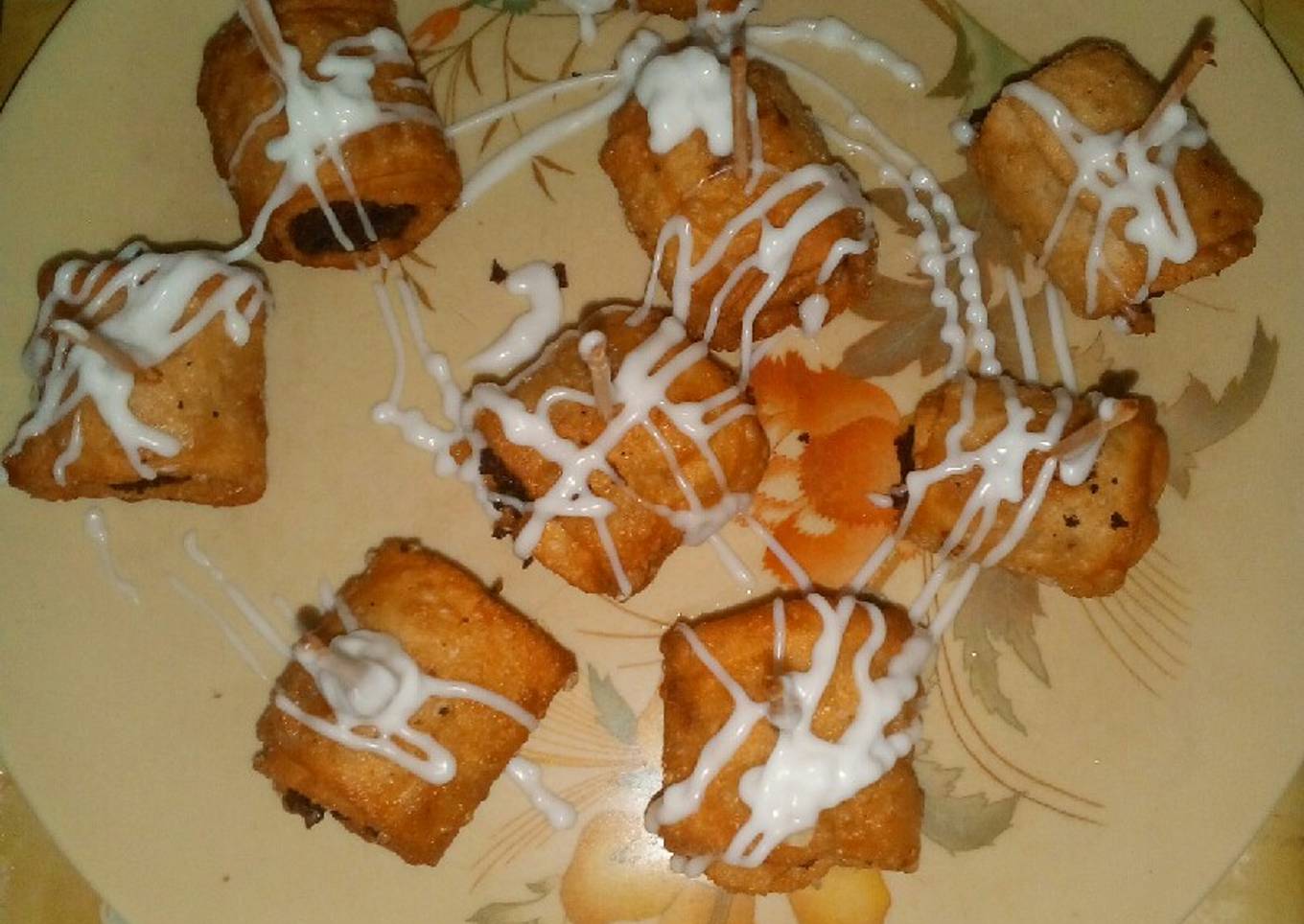 Creamy potato snack