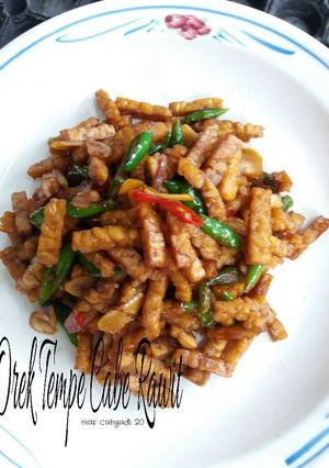 Foto resep Orek Tempe Cabe Rawit