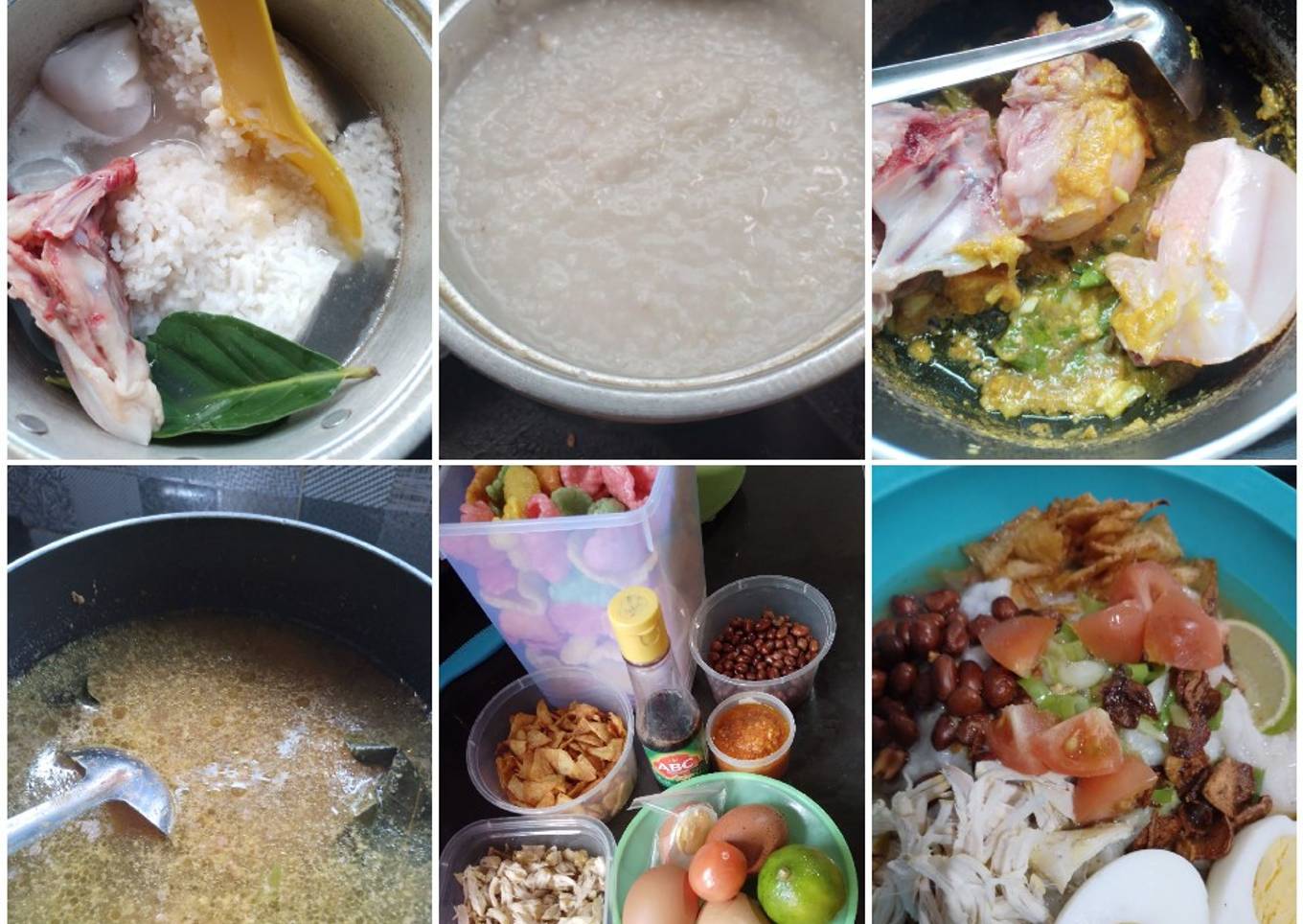 Bubur Ayam Kuah Kuning
