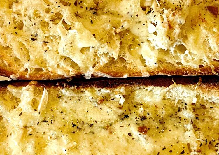 Step-by-Step Guide to Make Tasteful Cheesy garlic bread