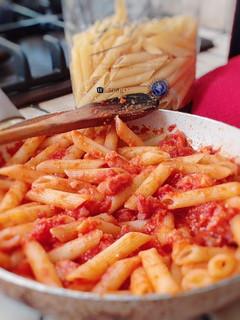 Foto di Sugo e pancetta affumicata