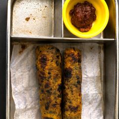 A picture of Methi thepla.
