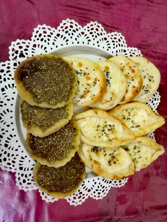 صورة لوصفة مناقيش جبنة وزعتر