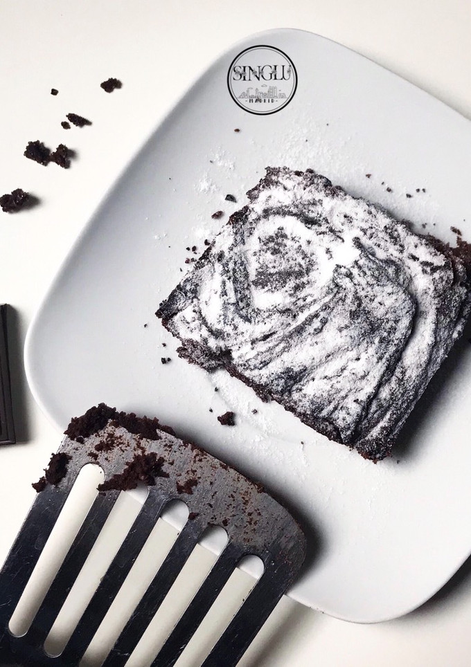 Una foto de Brownie sin gluten Thermomix